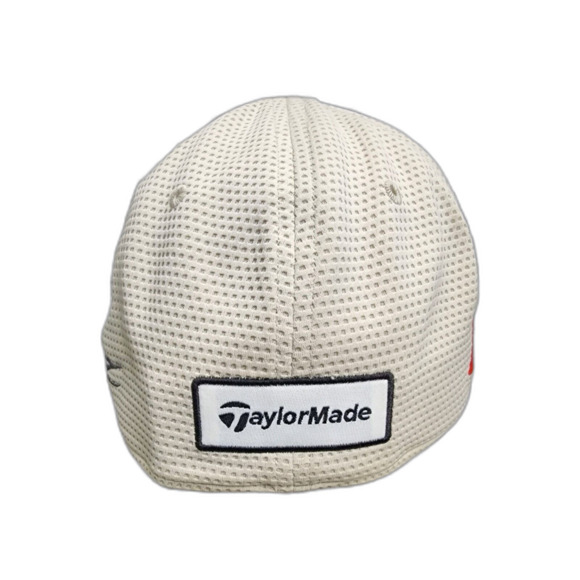 Taylormade R1 RBZ Men's Golf Hat Size L/XL Fitted Beige Stretch - Picture 3 of 7